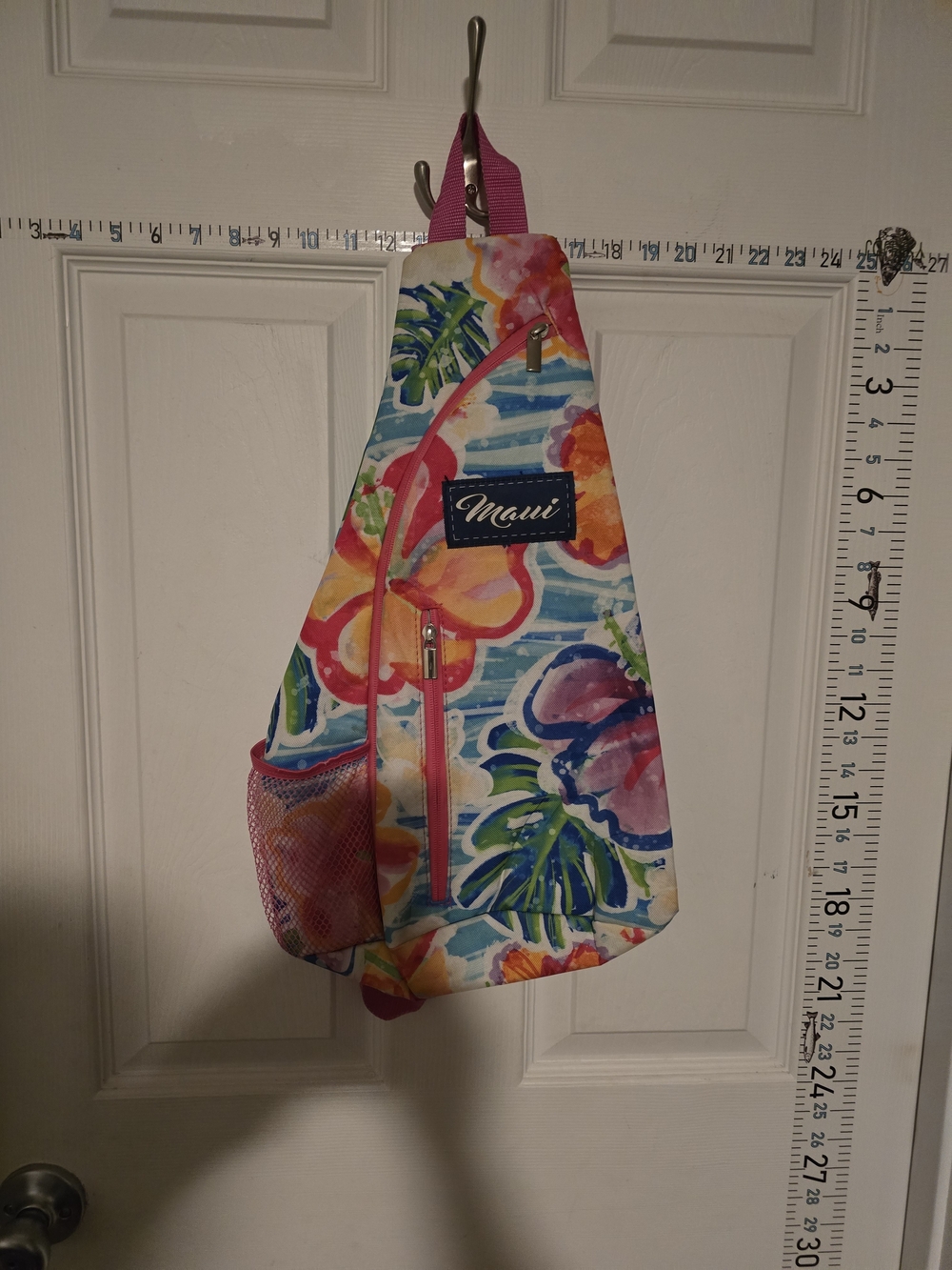 Floral Sling Bag - Pink & Multicolor